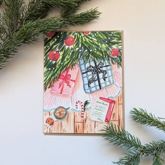 Holiday Under The Tree Card