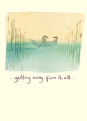 Getting Away From It All Card