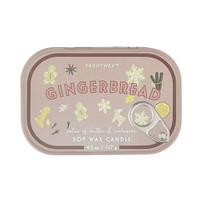 Bistro Tin Candle Gingerbread
