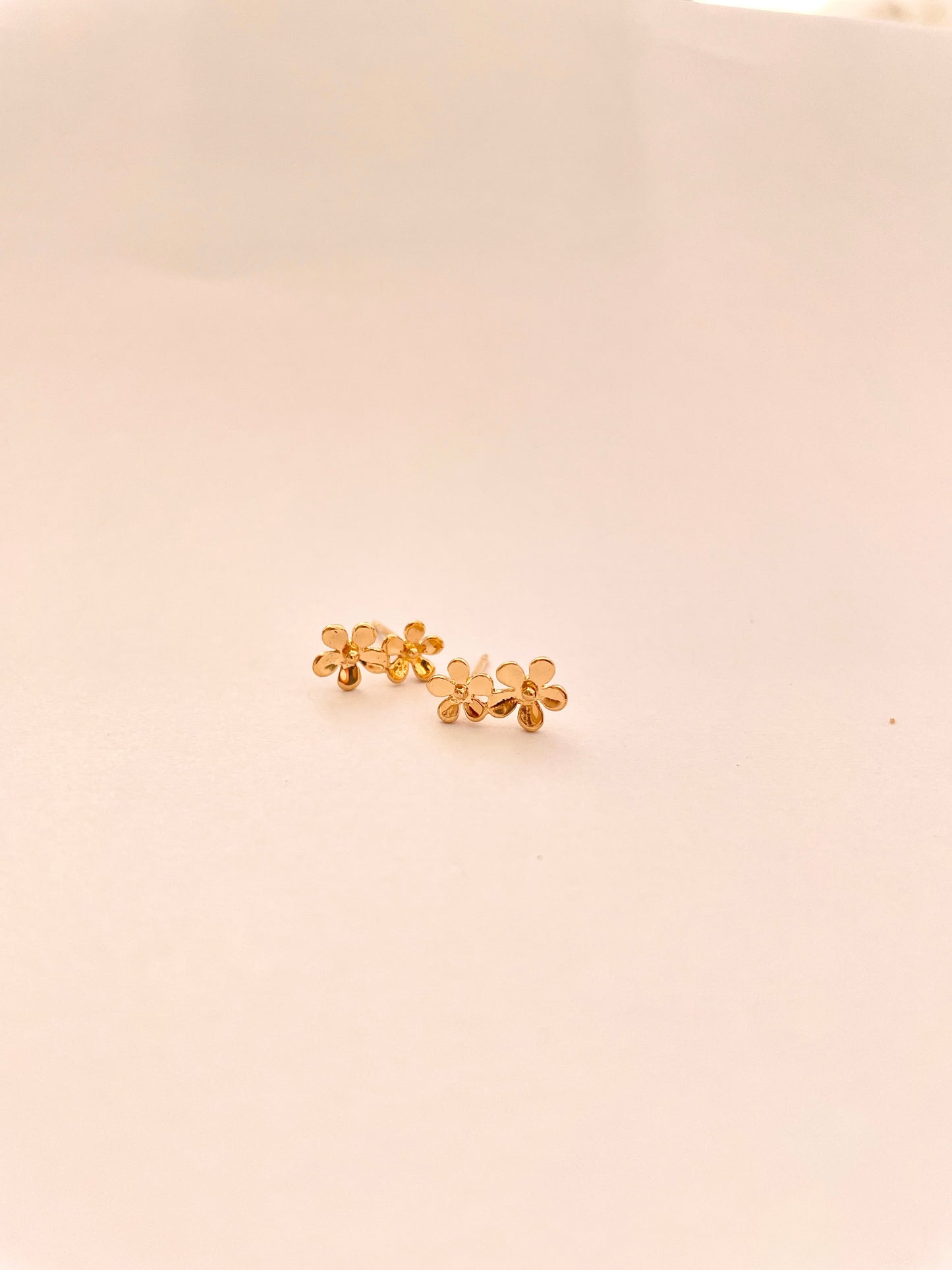 Double Forget Me Not Stud Earrings