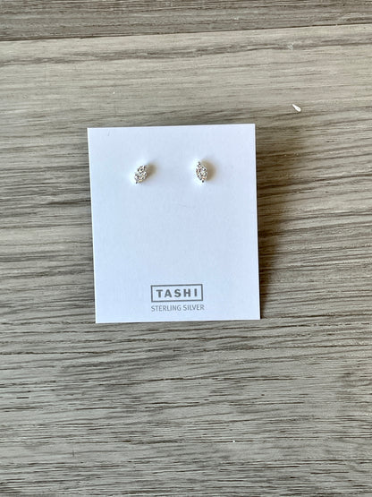 Tiny Double Stone Studs