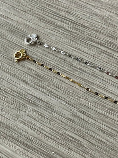 Mirror Chain 14K Gold Vermeil Bracelet