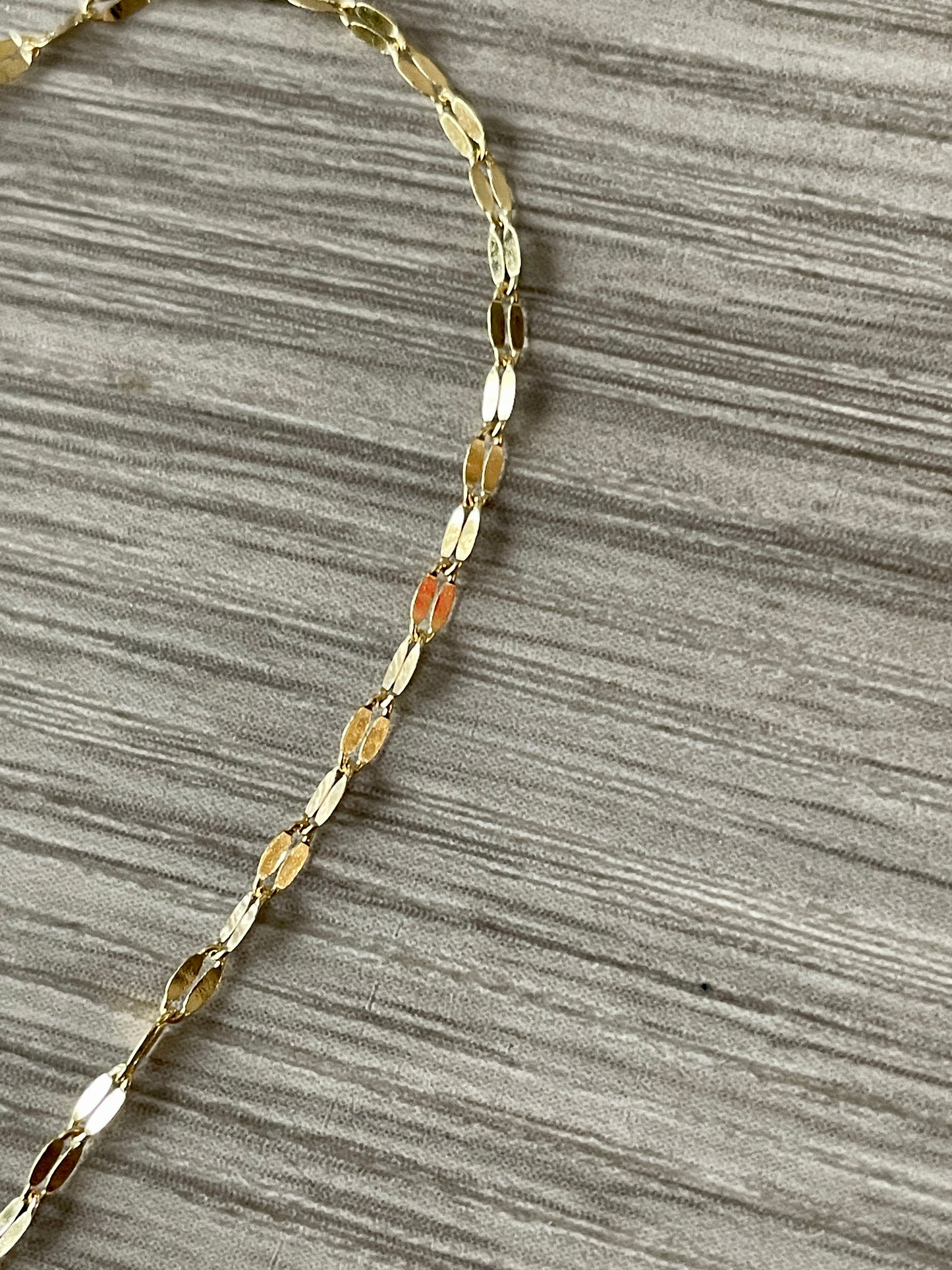 Mirror Chain 14K Gold Vermeil Bracelet