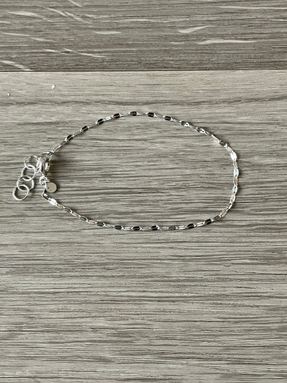 Mirror Chain 14K Gold Vermeil Bracelet