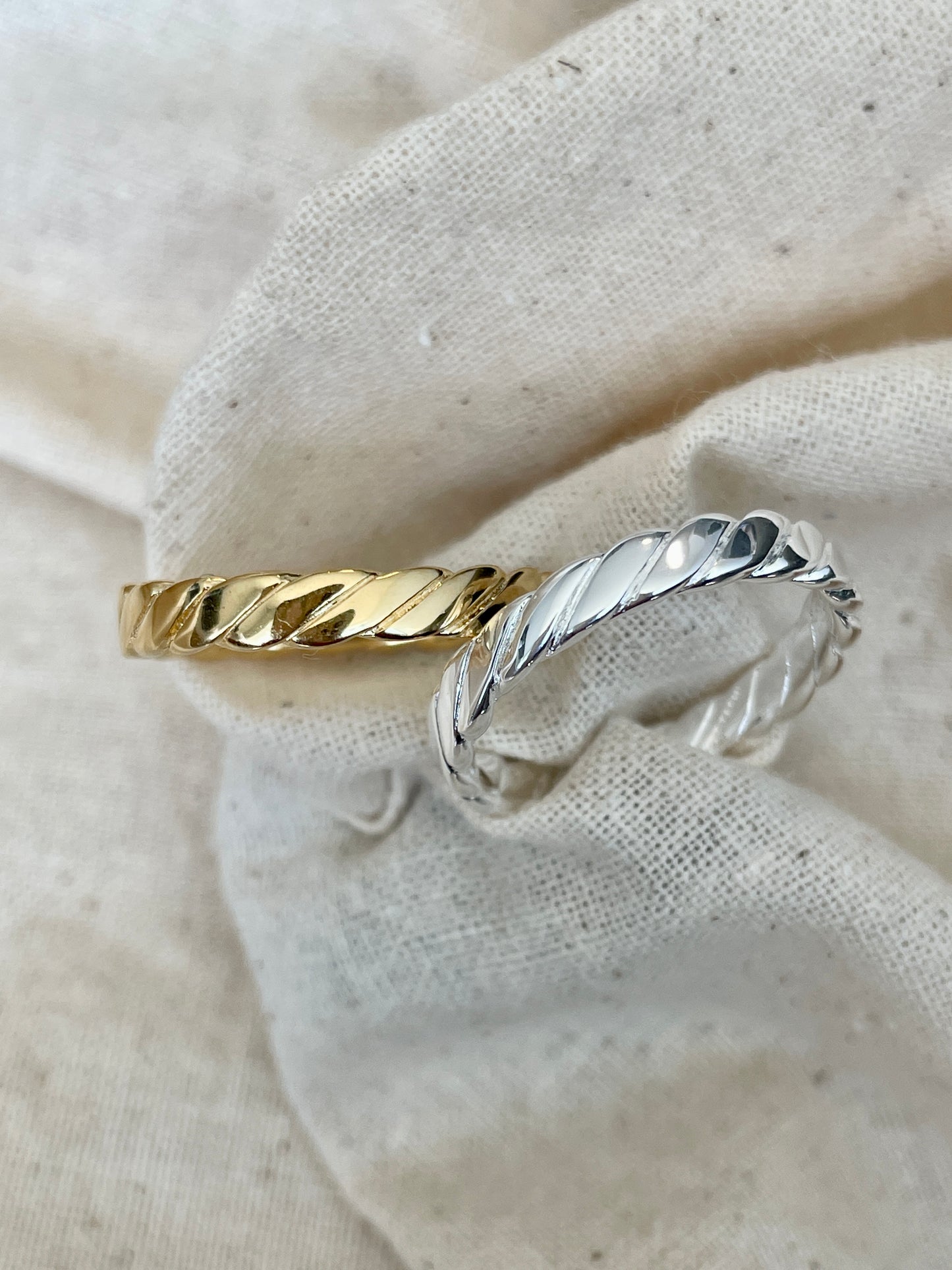 Flat Braided Band Ring