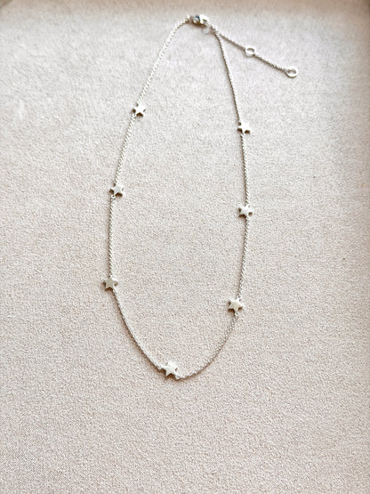 Short Star Station Necklace
