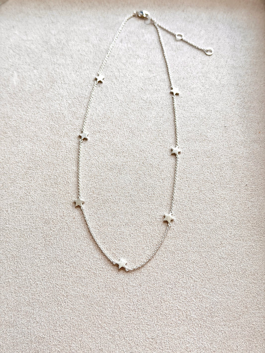 Short Star Station Necklace