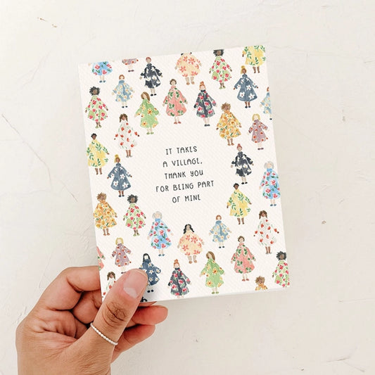 It Takes a Village Card