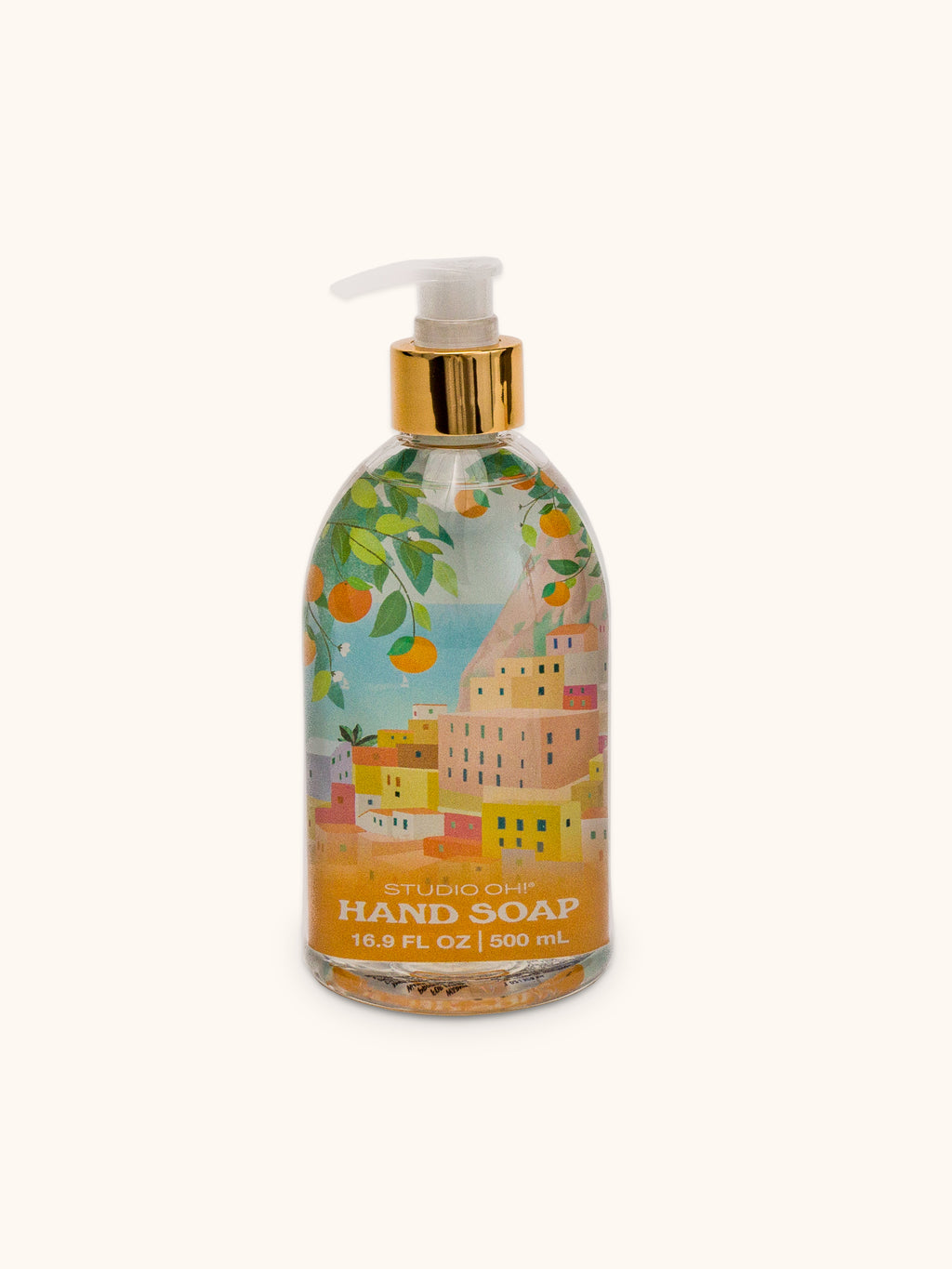 Italian Vista Liquid Hand Soap with Decorative Insert
