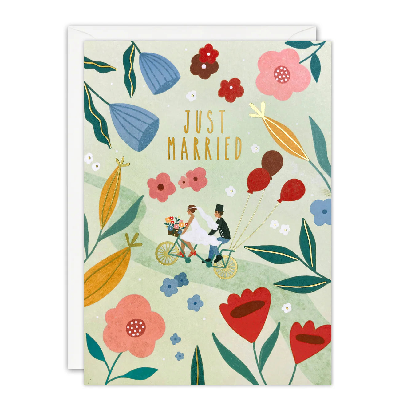 Bicycle Wedding Card