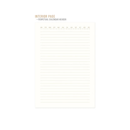 Hard Cover Suede Journal Linear Boxes Green