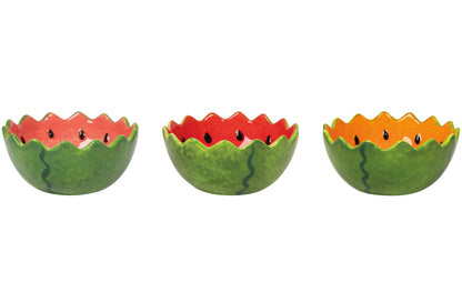 Melon Pop Shaped Bowls Set of 3