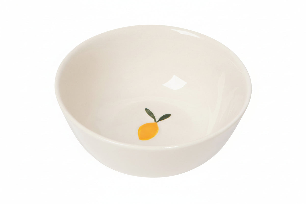 4.75 inch Lemon Embossed Bowl