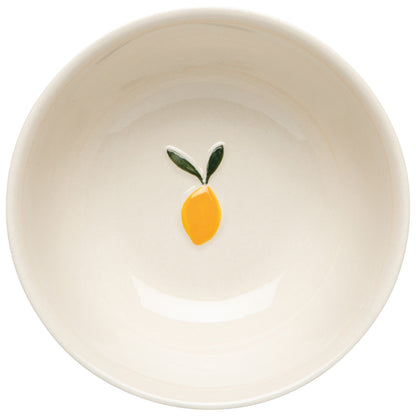 4.75 inch Lemon Embossed Bowl