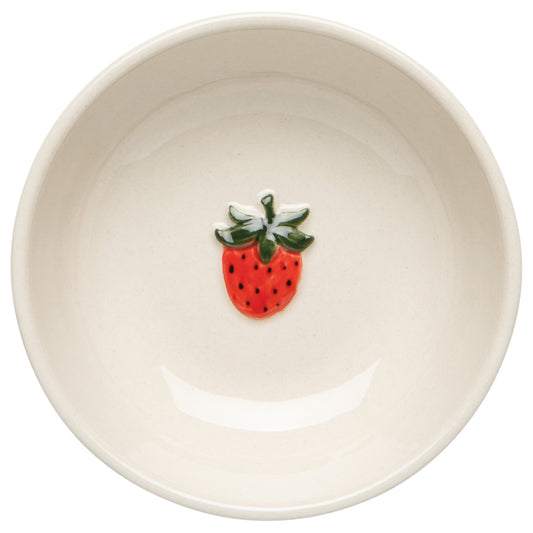 3 inch Strawberry Embossed Pinch Bowl