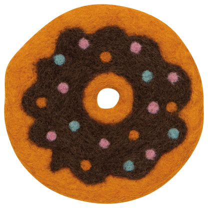 Donuts Felt Coasters Set of 4