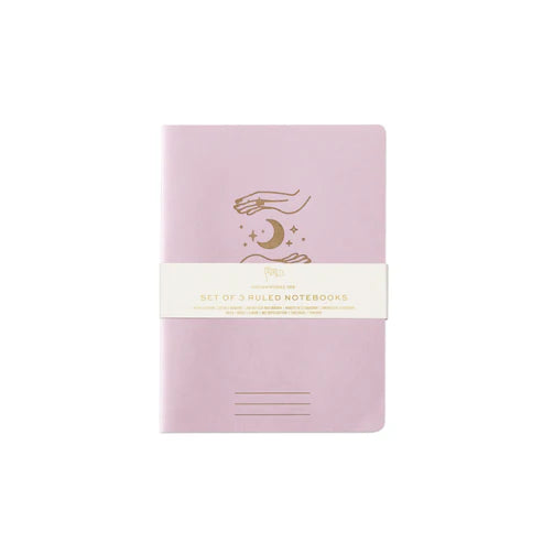 Flex Notebooks With Saddle Stitch Spine Set Of 3