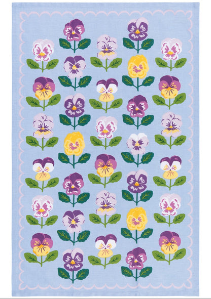 Pansy Dishtowel