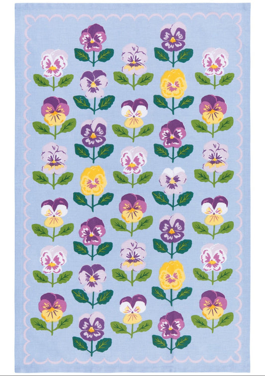 Pansy Dishtowel