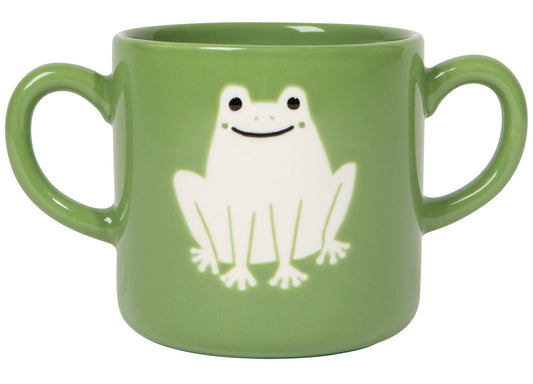 Ribbit Double-Handle Mug