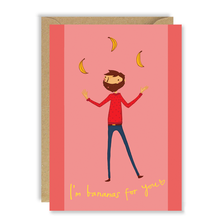 Bananas For You Card