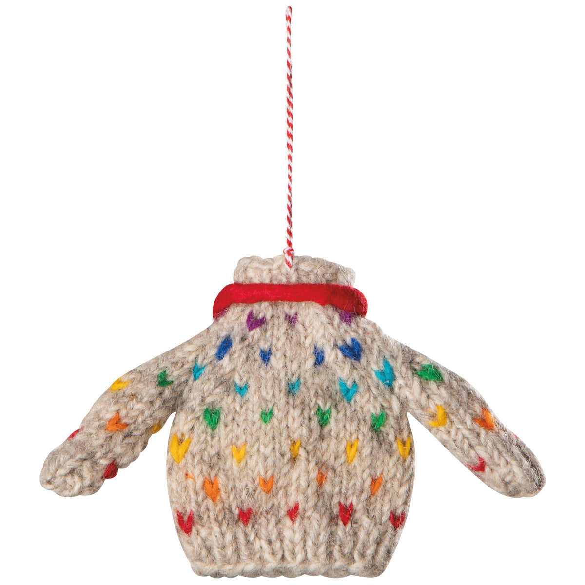 Sweater Party Felt Christmas Tree Ornaments