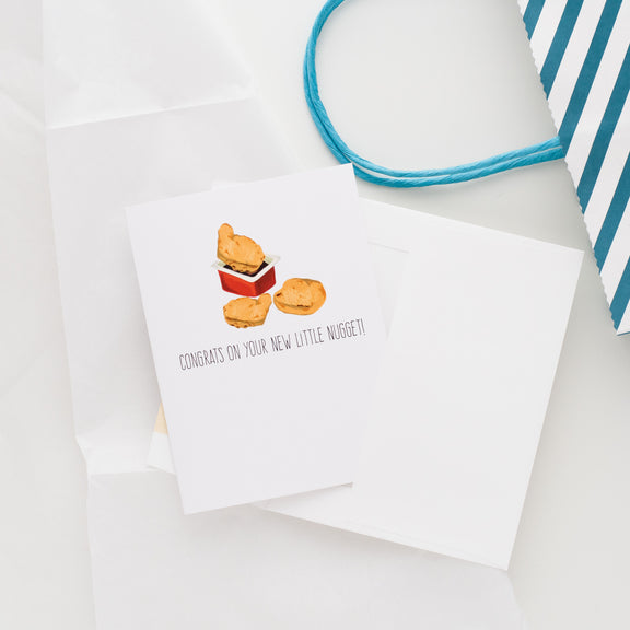 Congrats On Your New Little Nugget! Greeting Card