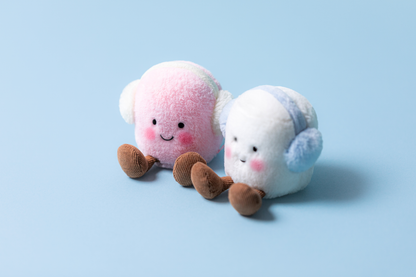 Amuseables Toastie Pink and White Marshmallows Plush Toy
