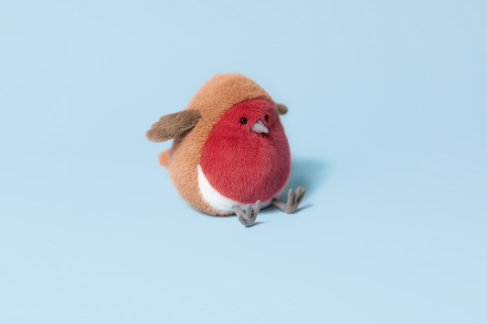 Plum Robin Plush Toy