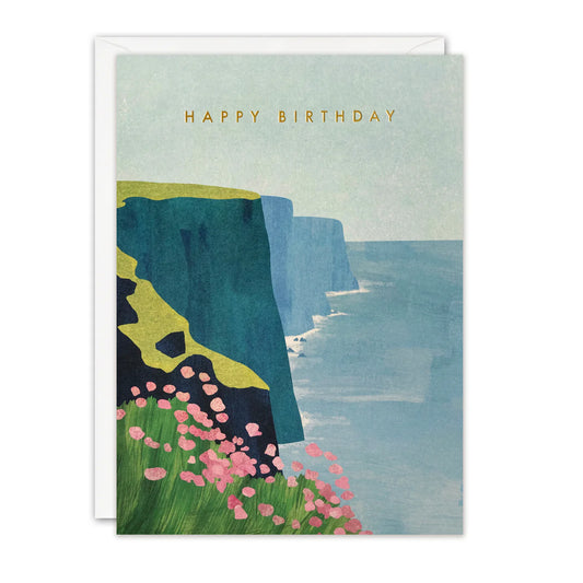 Coastal Cliffs Birthday Card