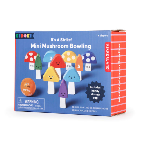 It's  A Strike! Mini Mushroom Bowling