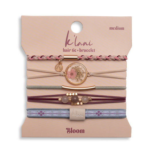 Bloom Hair Tie + Bracelets