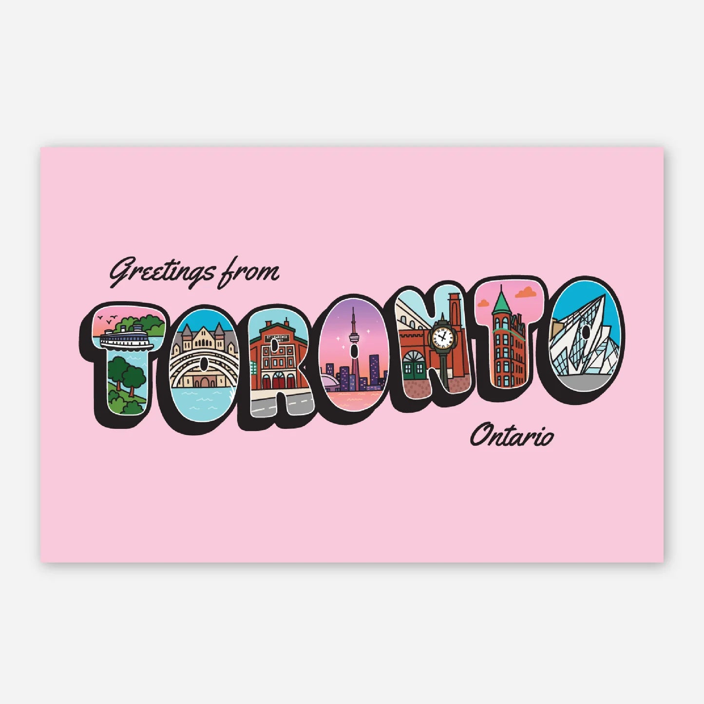 Greetings from Toronto Postcard