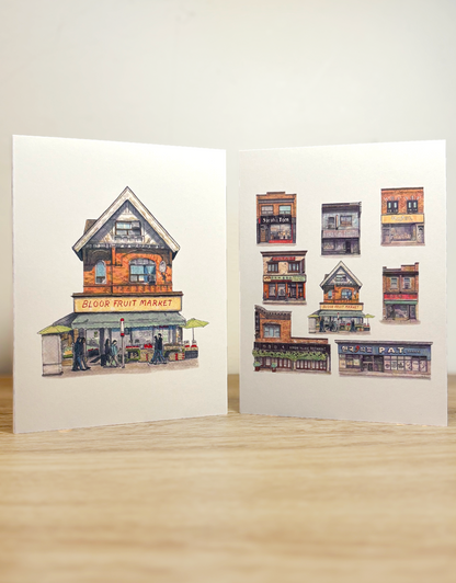 Koreatown Collage Greeting Card