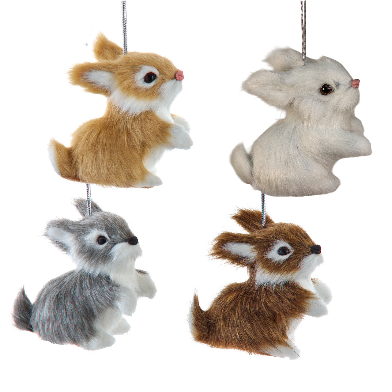 Furry Rabbit Ornament
