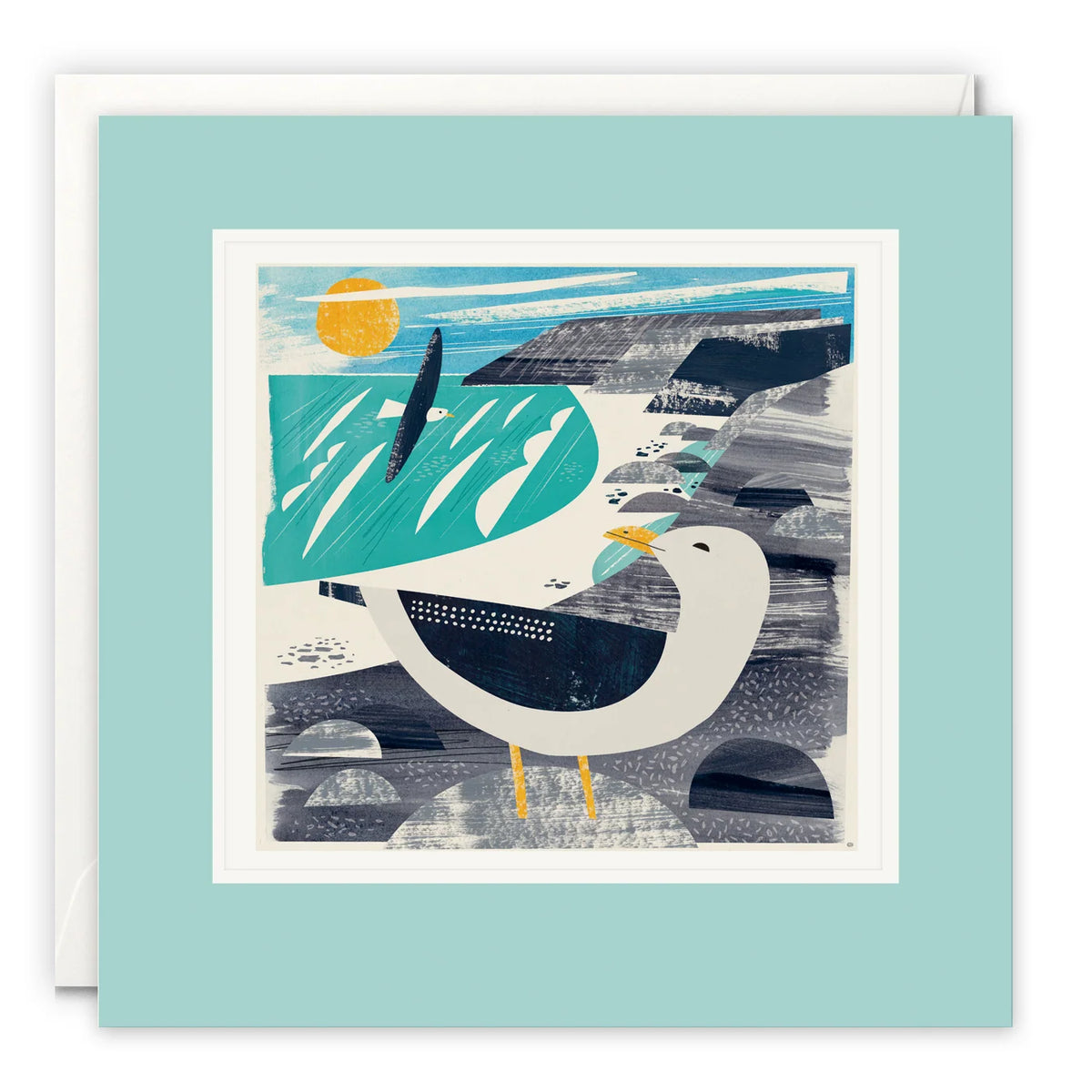 Treen Gull Art Card