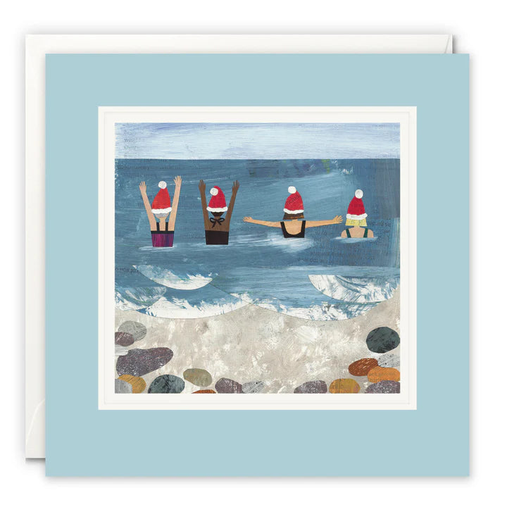 Christmas Sea Swimmers Christmas Card
