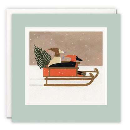 The Sled Christmas Card