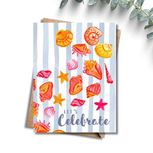Let's Shellobrate Greeting Card