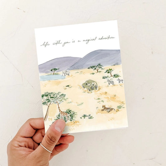 Life With You Is A Magical Adventure Greeting Card