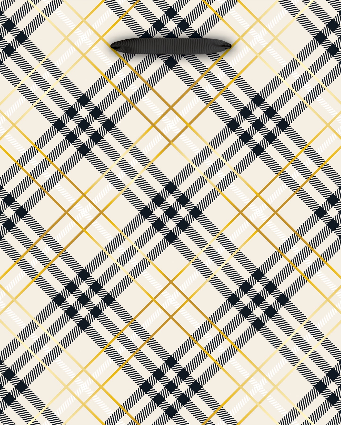 Luxe Lodge-Plaid Small Gift Bag