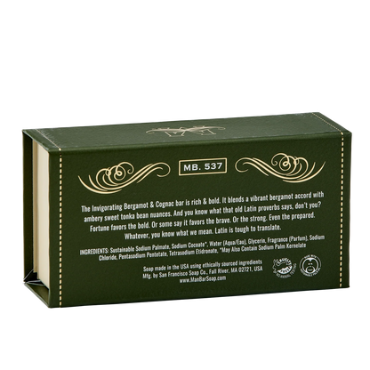 Man Bar Invigorating Bergamot Cognac Soap