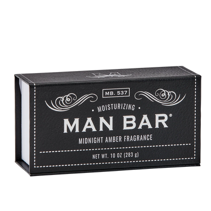 Man Bar Moisturizing Midnight Amber Soap