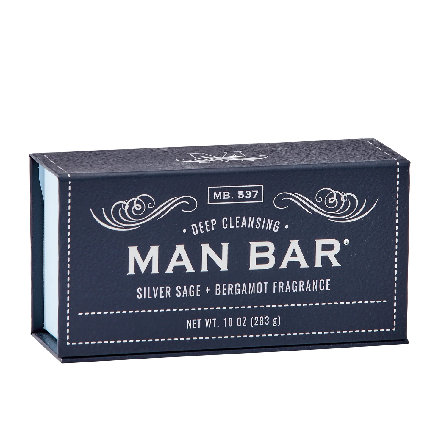 Man Bar Deep Cleansing Silver Sage & Bergamot Soap