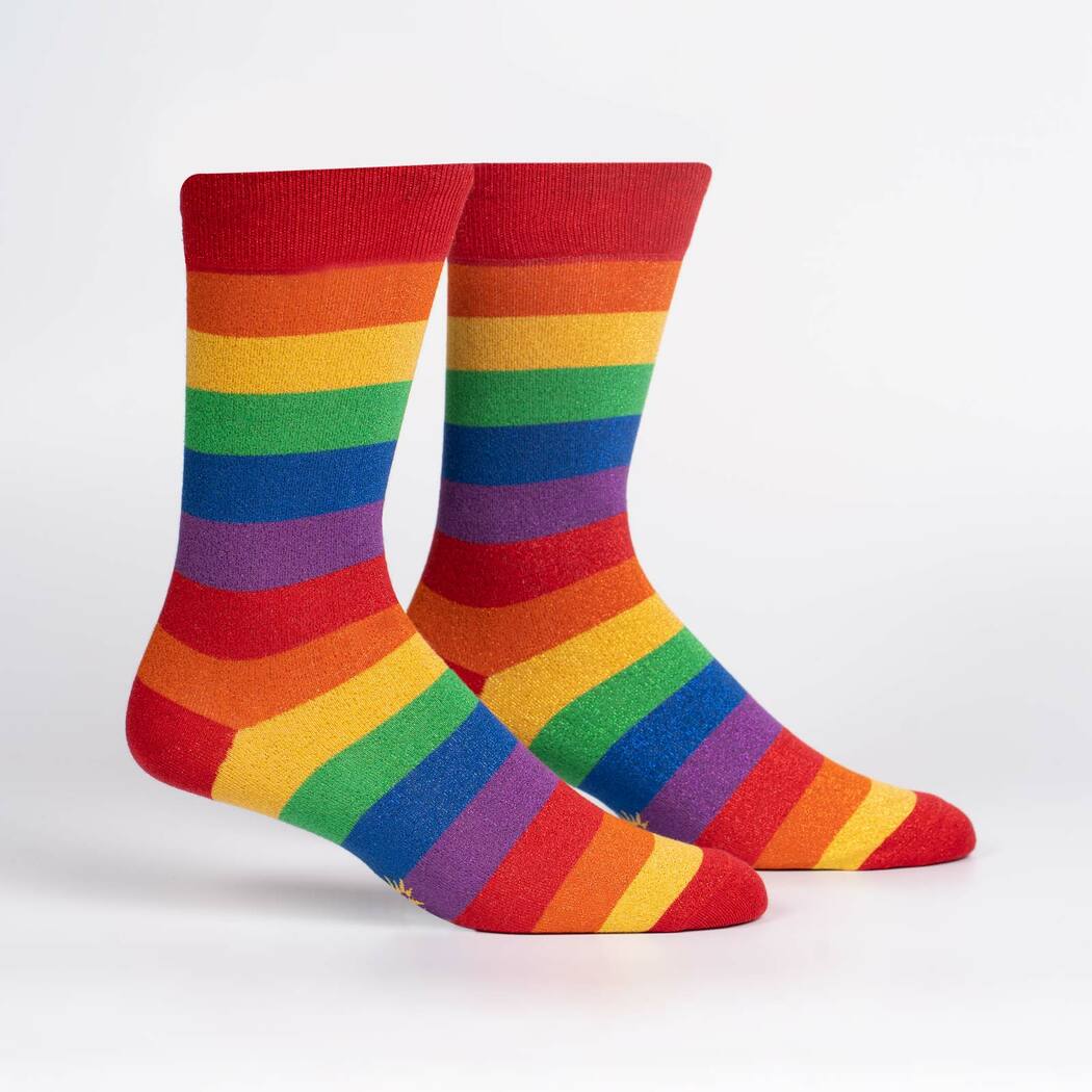 Unisex Crew Socks March With Pride (M/L)