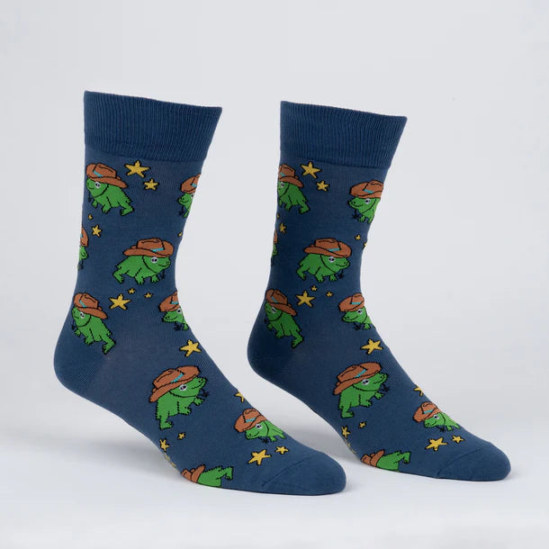 Men's Crew Socks Yee Frog!