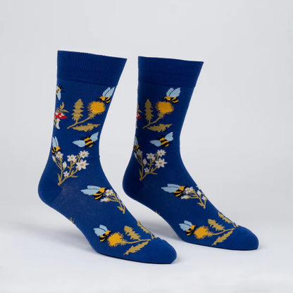Men's Crew Socks Let It Bee