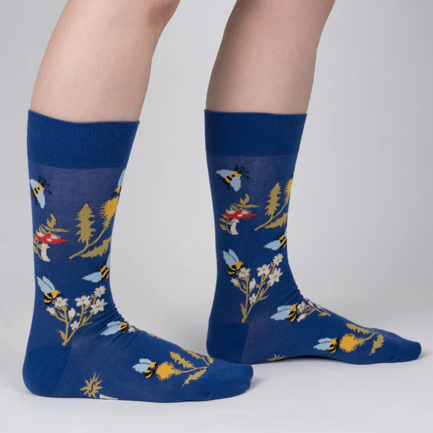 Men's Crew Socks Let It Bee