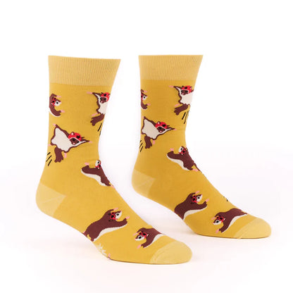Men's Crew Socks Flying Squirrels