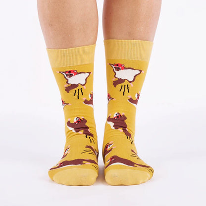 Men's Crew Socks Flying Squirrels